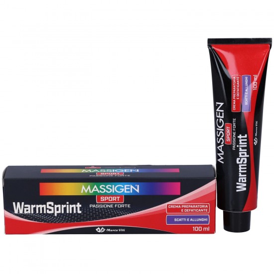 Marco Viti - MASSIGEN SPORT WARMSPRINT CREMA SPORT 100 ML specifica per Scatti e allunghi